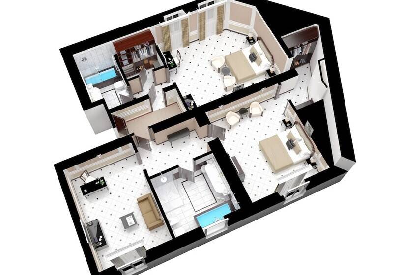 سوئیت خانواده 2 خوابه, Baglioni Hotel Regina   The Leading Hotels Of The World