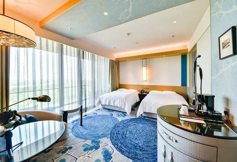 Номер Стандарт 2 Двуспальные Кровати, Renaissance Suzhou Taihu Lake
