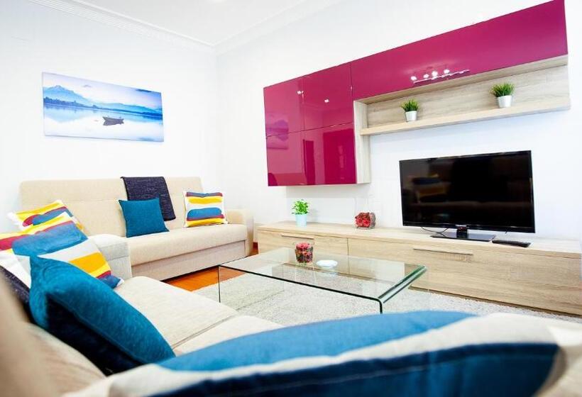 带2个卧室的公寓, Apartamentos Villa Zoila Baiona