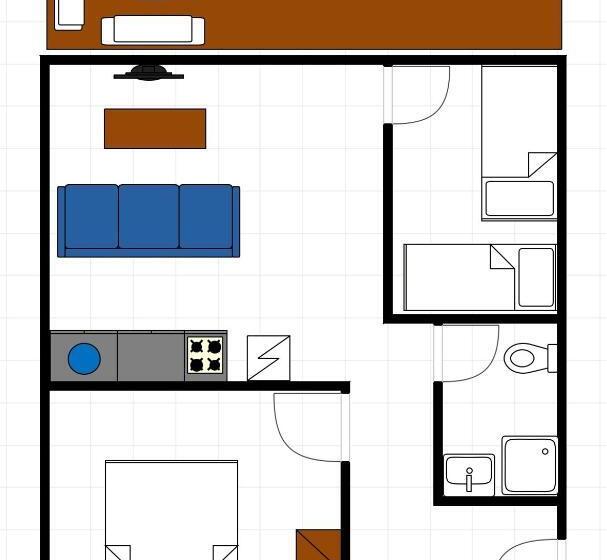 آپارتمان 2 خوابه, Sunset Boutique Hotel & Apartments