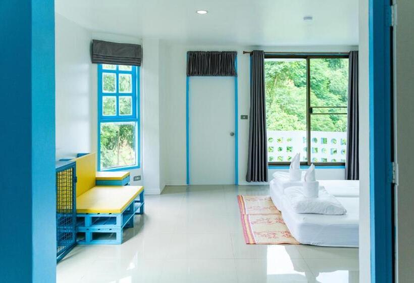 חדר סטנדרט עם מיטת קינג, Hug Pai Hostel