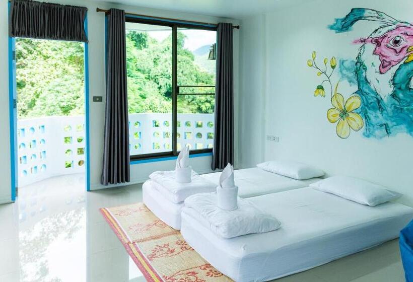 חדר סטנדרט עם מיטת קינג, Hug Pai Hostel