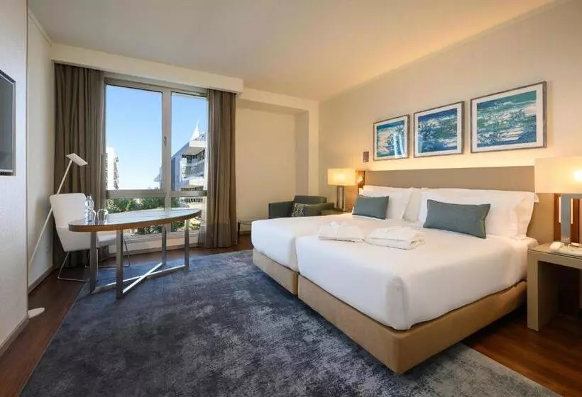 Premium room with view, Melia Lisboa Oriente