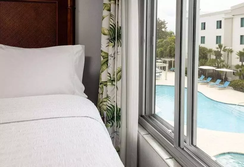 اتاق استاندارد با 2 تخت دوبل, Hampton Inn & Suites San Juan