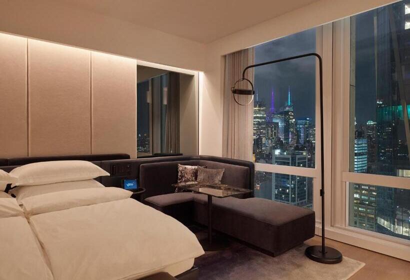 도시전망 디럭스룸 킹침대, Equinox Hotel Hudson Yards New York City