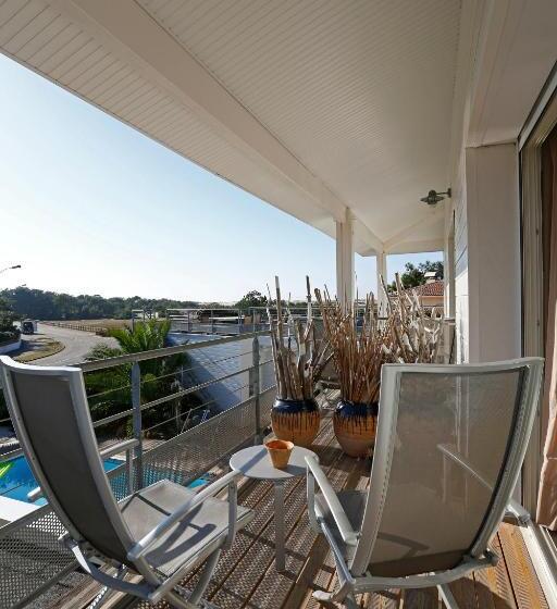 Deluxe-huone Parveke, Chambres D Hôtes Côte & Dune