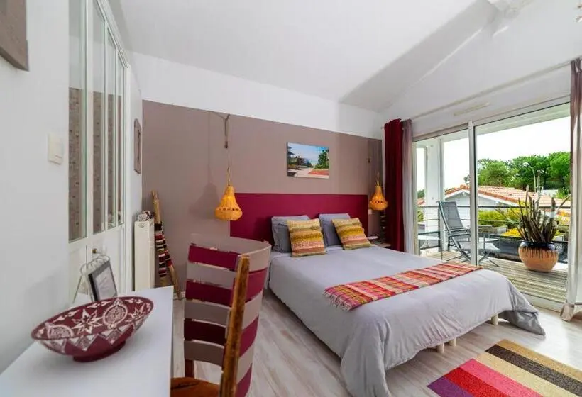 اتاق لوکس با بالکن, Chambres D Hôtes Côte & Dune