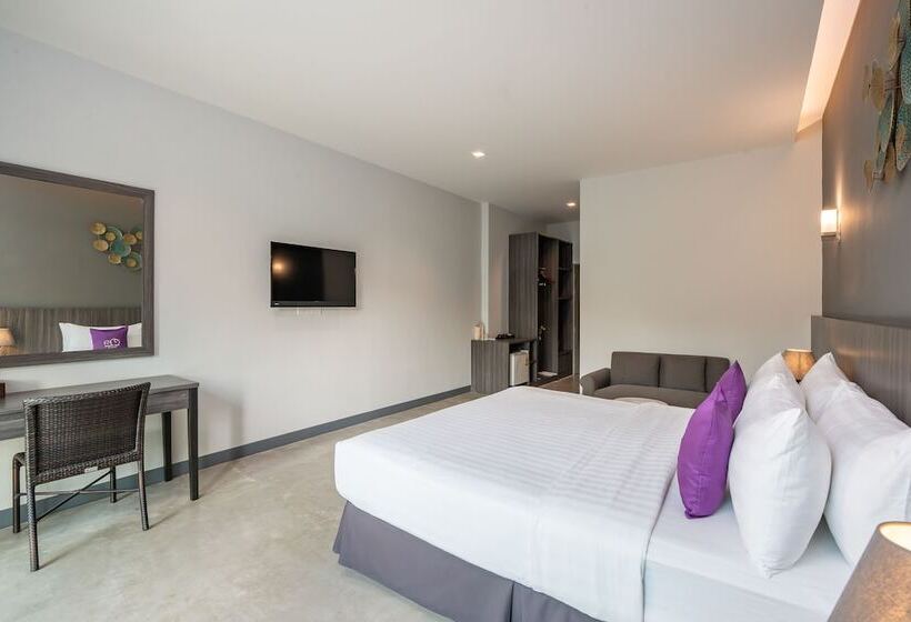 带泳池观景的豪华房, Koh Chang Paradise Hill