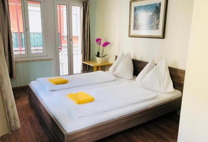 اتاق استاندارد با سرویس بهداشتی مشترک, Interlaken Linda Inn Lodge