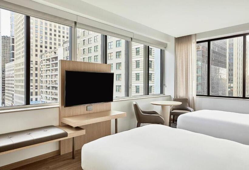 اتاق استاندارد با 2 تخت دوبل, Ac Hotel By Marriott Houston Downtown
