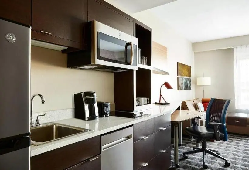 キングサイドベッドのスタンダードワンルーム, Towneplace Suites By Marriott St. Louis O'fallon