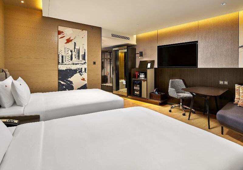 اتاق استاندارد با چشم‌انداز, Swissotel The Stamford Singapore