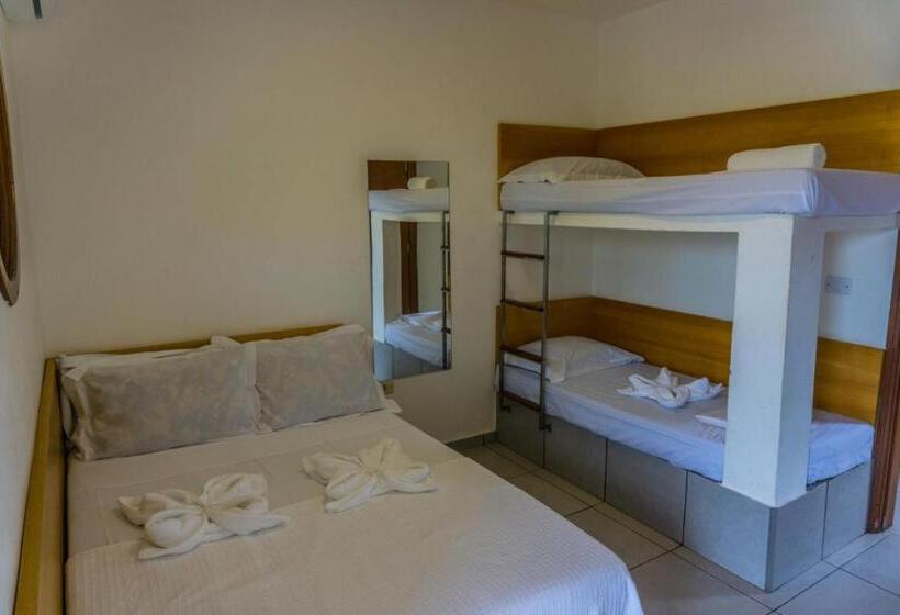 اتاق استاندارد چهار تخته, Pousada Ilha Vitoria