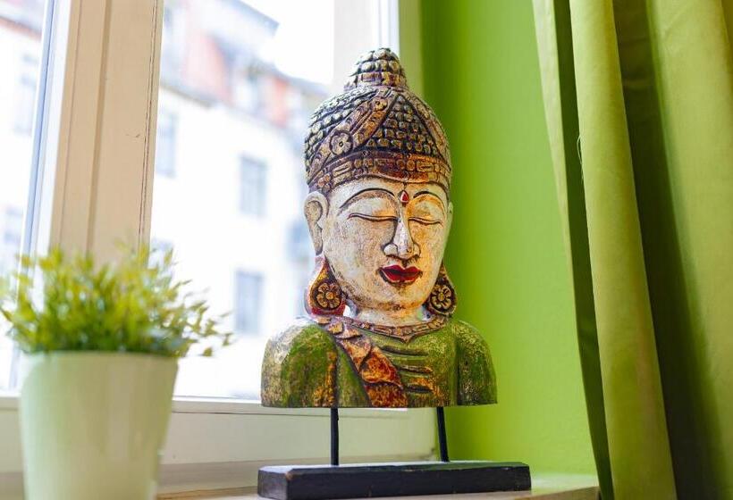 غرفة قياسية حمام مشترك, Lalelu Hostel Dresden