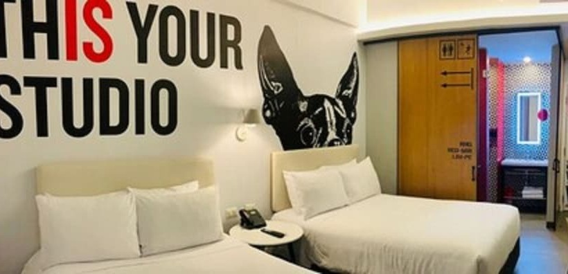 스탠다드 룸 더블 침대 2개, Radisson Red Miraflores