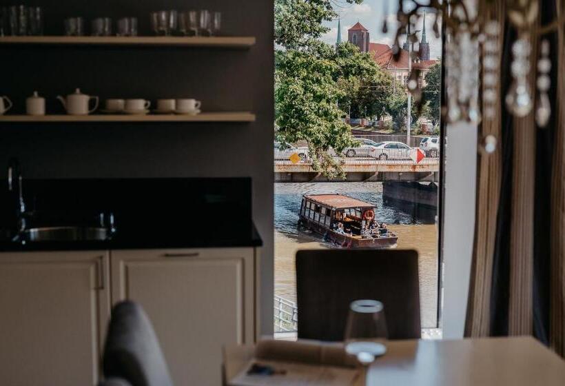 2 Bedrooms Premium Apartment River View, Inqse Wrocław Marina