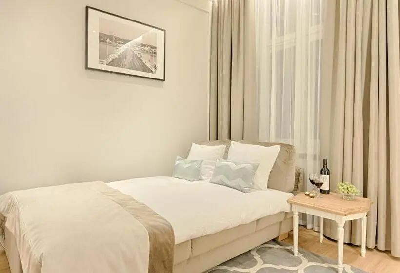 バルコニー付き1ベッドルームアパートメント, Apartamenty Molo Residence