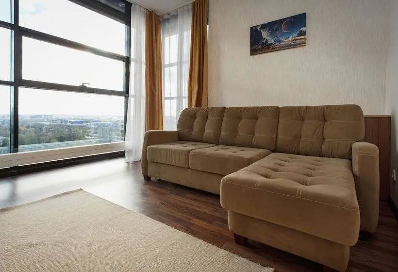 １ベッドルームのデラックスアパートメント, Panoramic Apartments S16