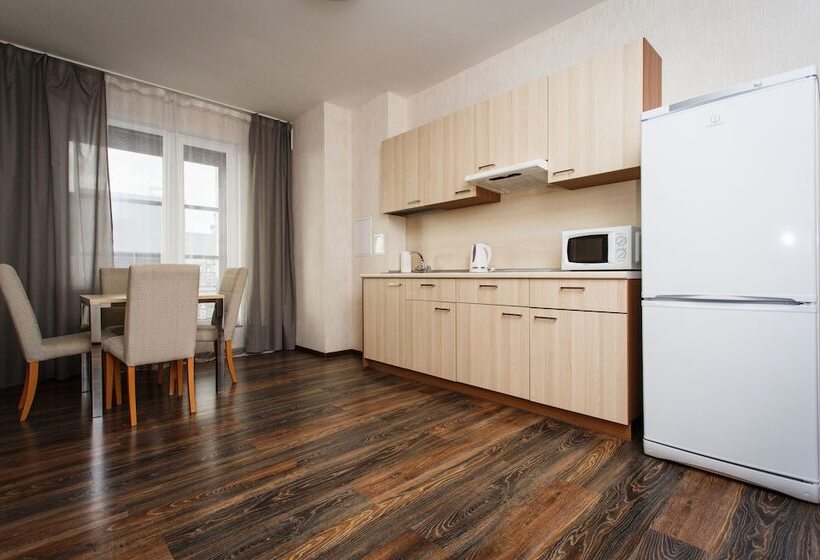 １ベッドルームのデラックスアパートメント, Panoramic Apartments S16