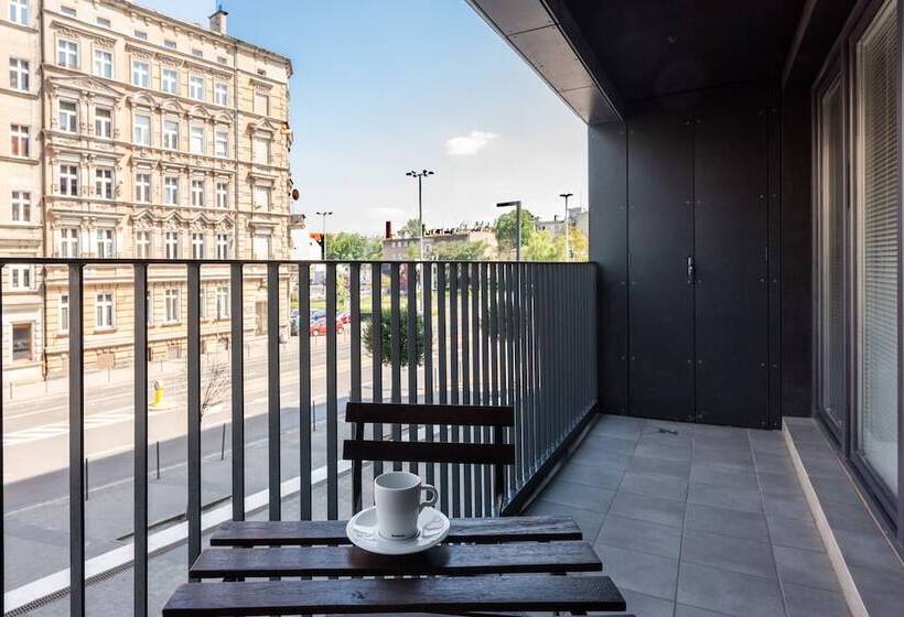 Апартаменты Deluxe 1 Спальня, Apartamenty Wroc Kurkowa 14