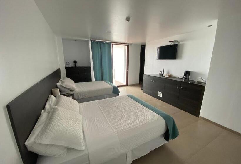 اتاق استاندارد با بالکن و چشمانداز دریا, Galapagos Sunset