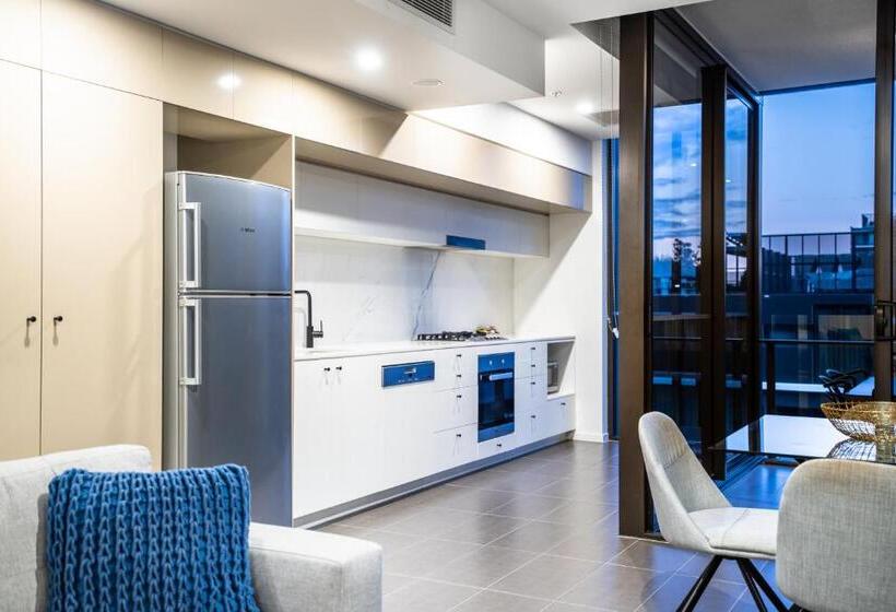 آپارتمان 1 خوابه با چشم‌انداز, Opera Apartments South Brisbane