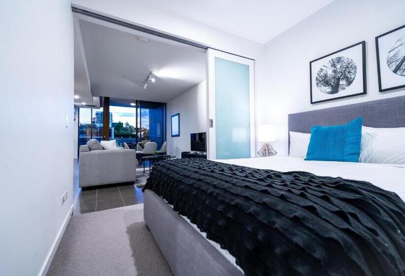 침실 1개 전망 아파트, Opera Apartments South Brisbane