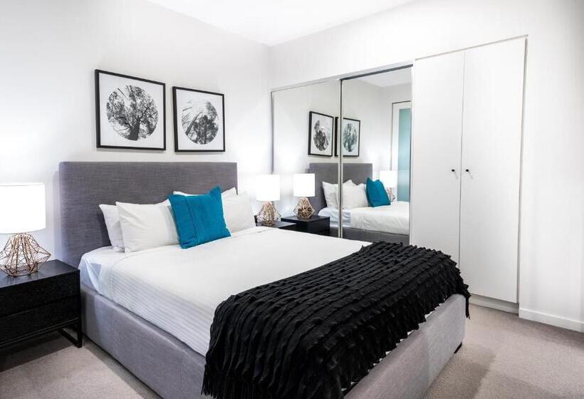 آپارتمان 1 خوابه با چشم‌انداز, Opera Apartments South Brisbane