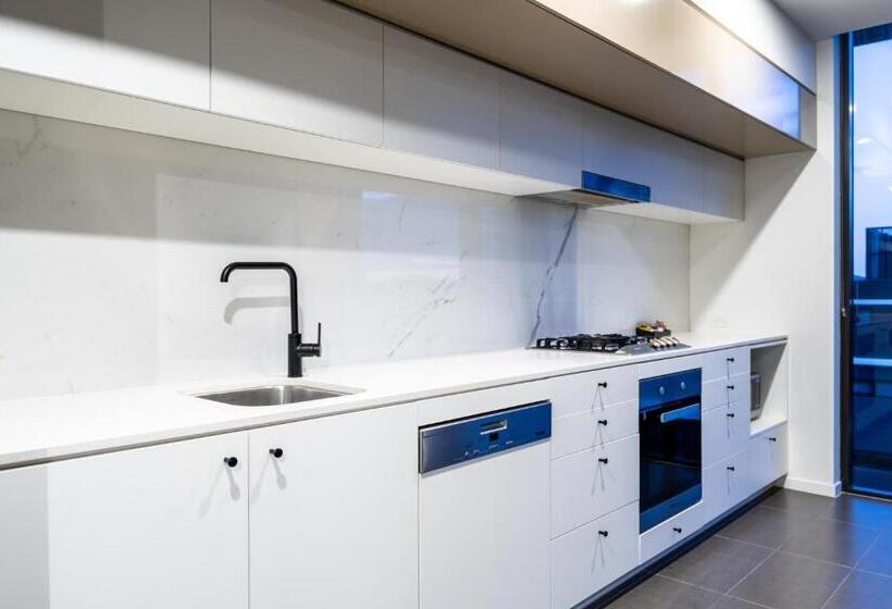 آپارتمان 1 خوابه با چشم‌انداز, Opera Apartments South Brisbane