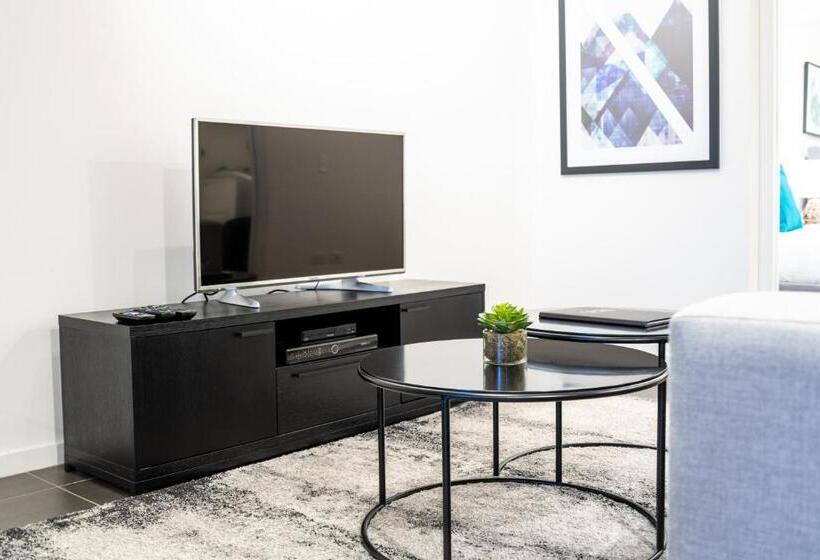 آپارتمان 1 خوابه با چشم‌انداز, Opera Apartments South Brisbane
