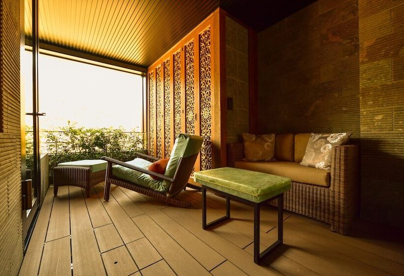 اتاق سوپریور با چشمانداز کوهستان, Balinese Onsen Ryokan Hakone Airu