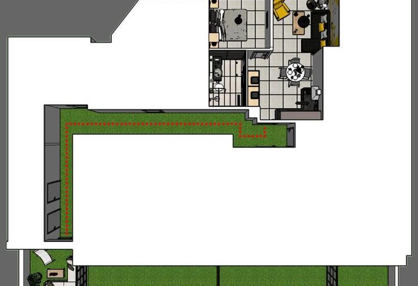 اتاق لوکس چهار تخته, The Athenians Modern Apartments