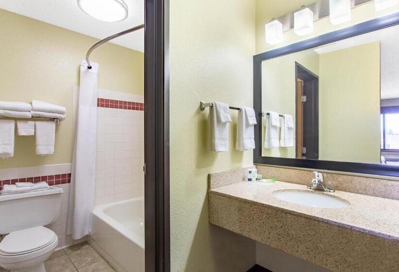 غرفة قياسية سرير كينج لذوى الإحتياجات الخاصة, Americinn By Wyndham Elkhorn Near Lake Geneva