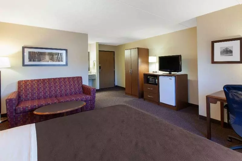 キングサイズベッドのデラックスルーム, Americinn By Wyndham Iron River