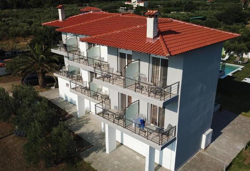 Triple Room Sea View, Vergina Pension