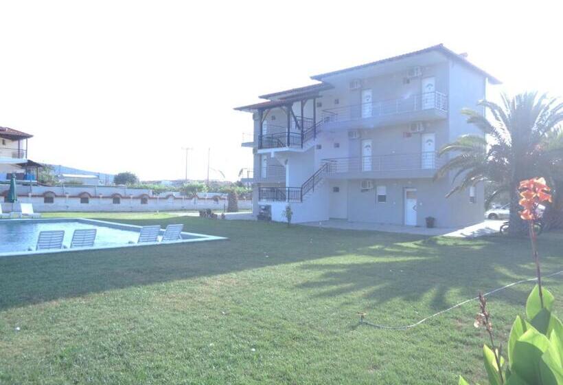 غرفة عائلية مطلّة علي البحر, Vergina Pension