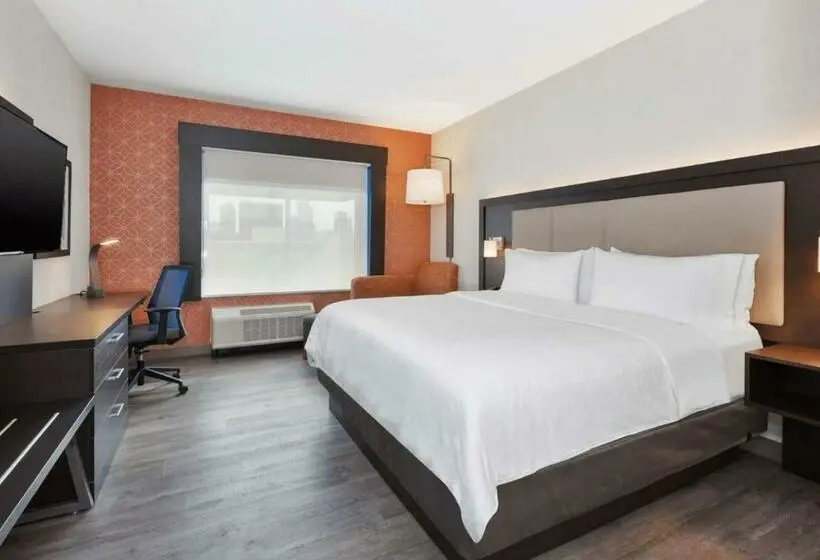 身障者適用キングサイズベッドルーム, Holiday Inn Express & Suites Jersey City   Holland Tunnel, An Ihg