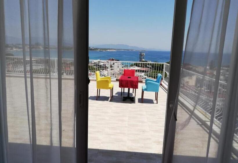 آپارتمان 1 خوابه با تراس, çi̇çek Apart Otel