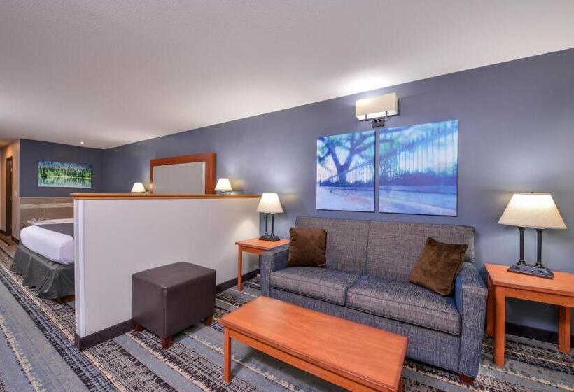 غرفة ديلوكس مزوَّدة بجاكوزي, Best Western Newberg Inn