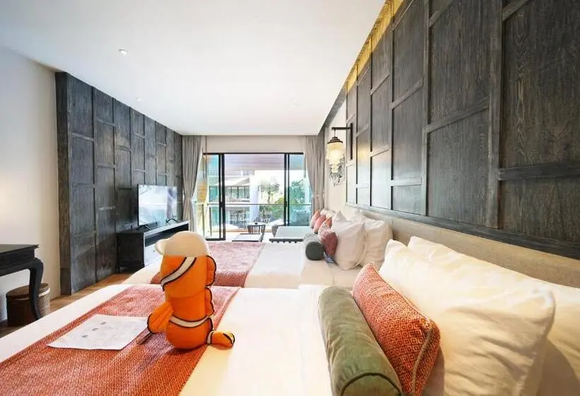 プールの見えるデラックスルーム, Ananya Lipe Resort