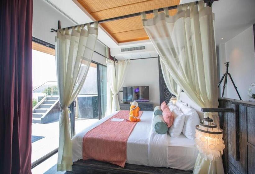 جناح مطلّ علي البحر مزود بجاكوزى, Ananya Lipe Resort