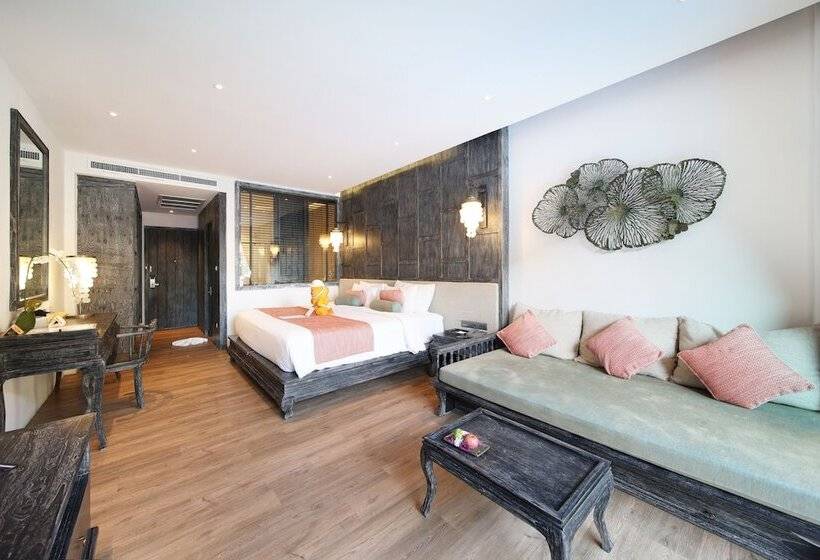 غرفة ديلوكس مطلة على حمام السباحة, Ananya Lipe Resort