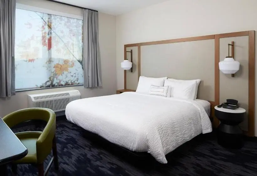 キングサイズベッドのスタンダードルーム, Fairfield Inn & Suites By Marriott Riverside Moreno Valley