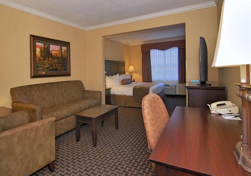 キングサイズベッドのスタンダードルーム, Best Western Plus Southpark Inn & Suites