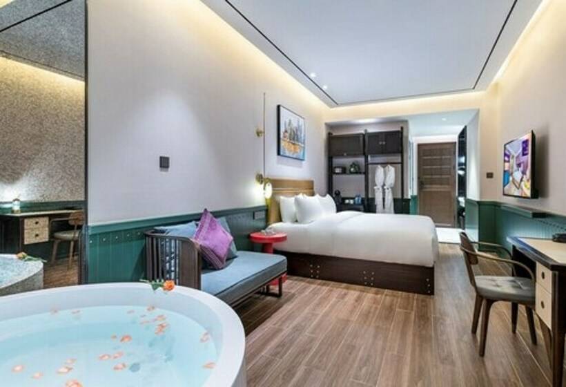 Quarto Deluxe, Manxin Hotel Yan An West Road Branch