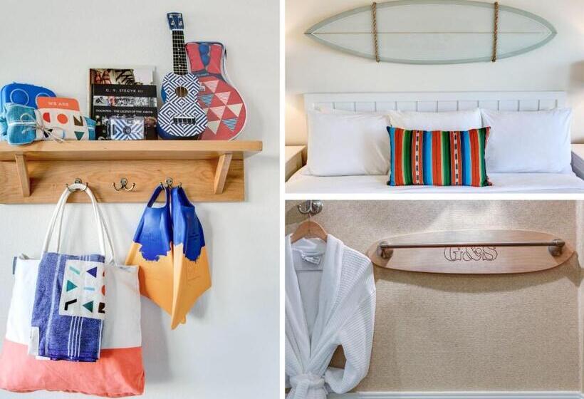 غرفة ديلوكس سرير كينج ذات إطلالة, Laguna Beach House