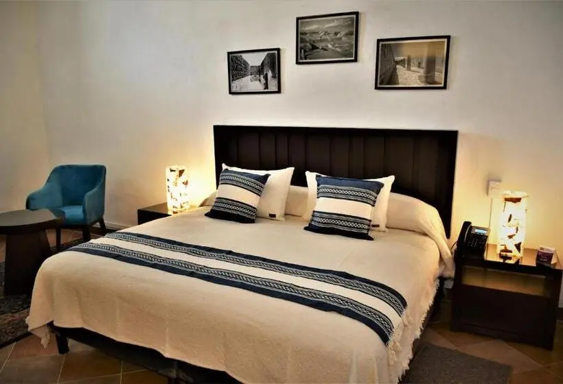 キングサイズベッドのスタンダードルーム, Quinta Alhóndiga Galindo Hotel Boutique