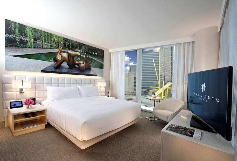 اتاق لوکس, Hall Arts Hotel Dallas, Curio Collection By Hilton