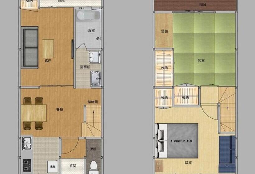 منزل غرفتين نوم, Haku Wamikyo