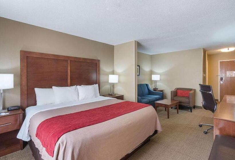 带大床的套房, Comfort Inn Barboursville Near Huntington Mall Area